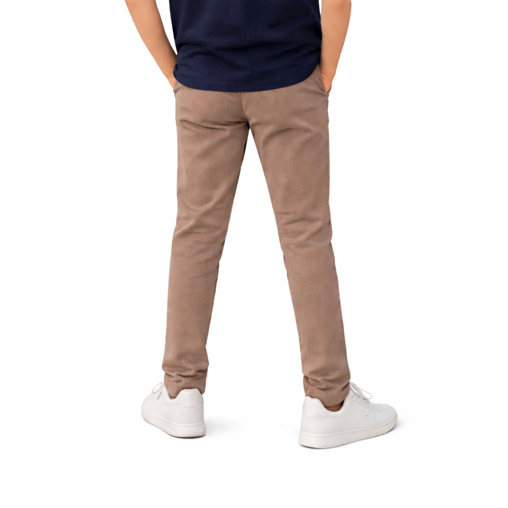 Denro Signature Two-Way Stretch Chinos — Muted Cedar